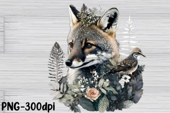 Download Double Exposure Woodland Animal PNG - Premium Resources