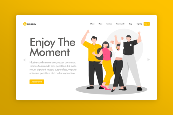 Download Website Illustration - Community - Community Collection