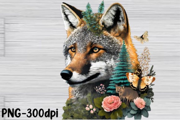 Download Double Exposure Woodland Animal PNG - Woodland animal png Collection