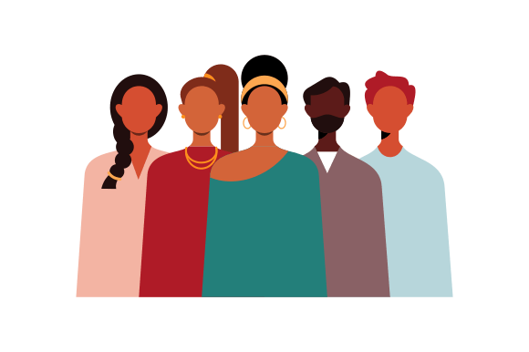 Download Black Community People Illustration - Community Collection