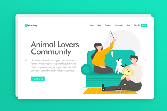 Download Website Illustration - Community - Community Collection