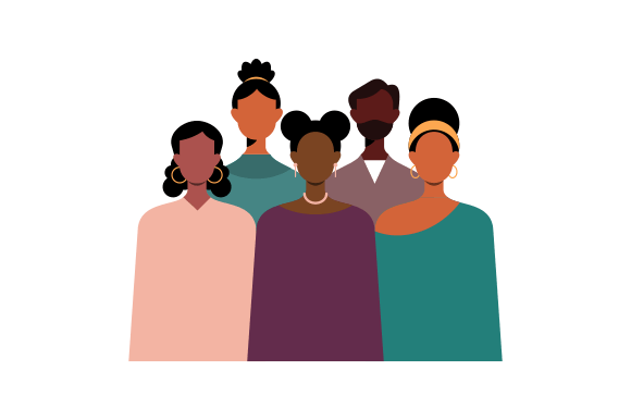 Download Black Community People Illustration - Community Collection