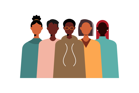 Download Black Community People Illustration - Community Collection