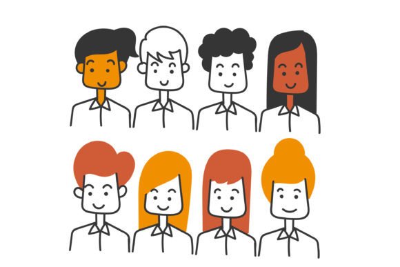 Download Doodle Diversity Person Community - Community Collection