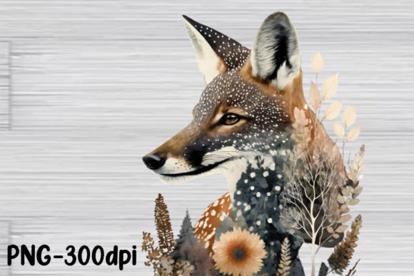 Download Double Exposure Woodland Animal PNG - Premium Bundle