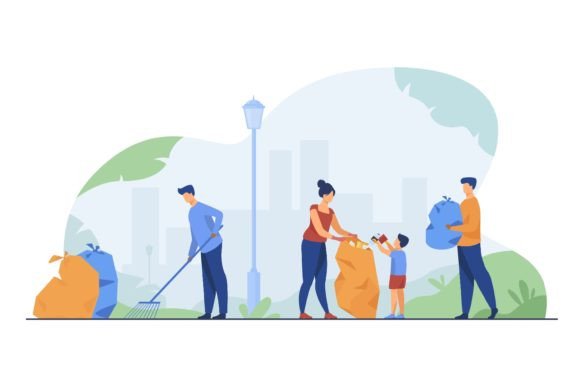 Download Volunteers Community Cleaning Garbage Fl - Community Collection