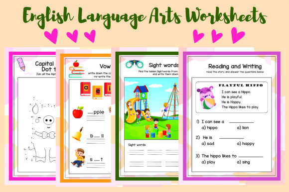 Download English Language Arts Worksheets - English language Collection